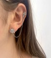 Mono boucle d'oreille Hélix